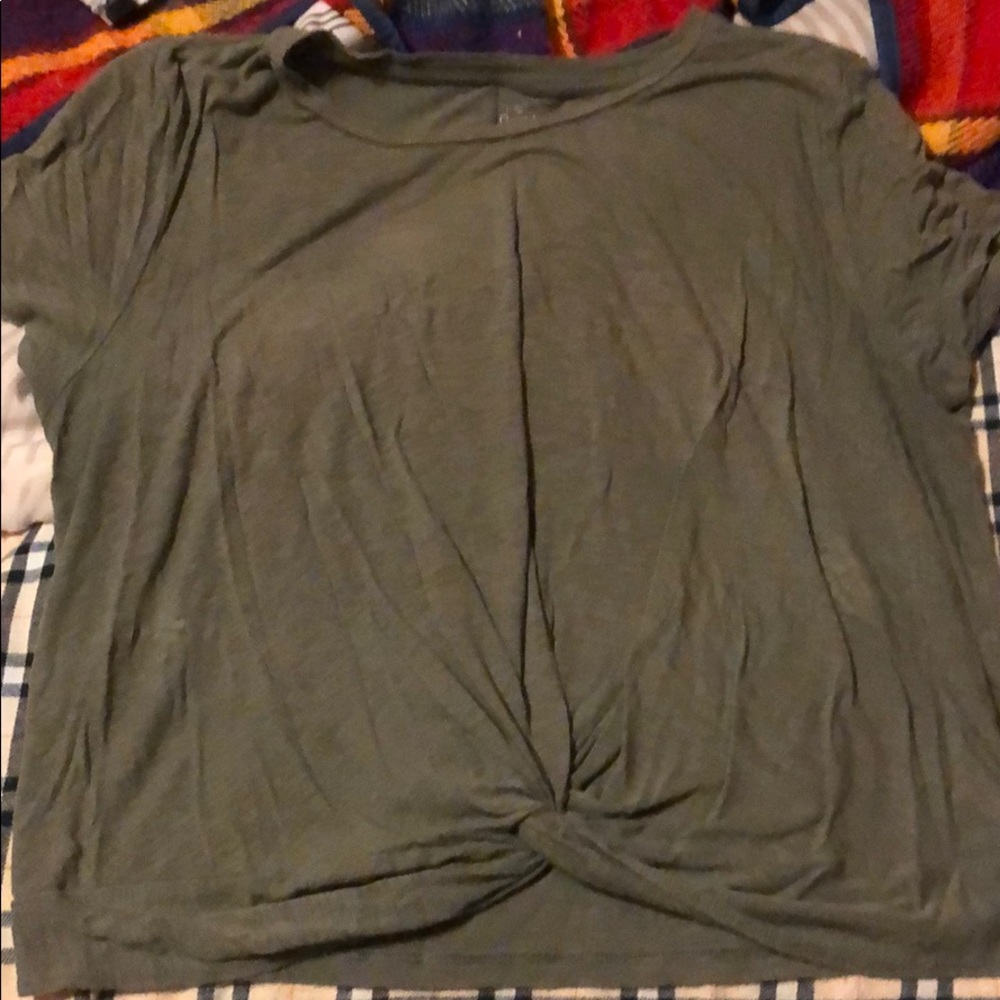 Olive green shirt